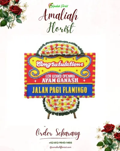 Bunga Papan Congratulation di Finualen